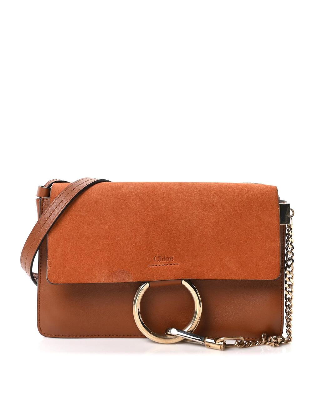 Chloe Suede Calfskin Small Faye #301036C45B